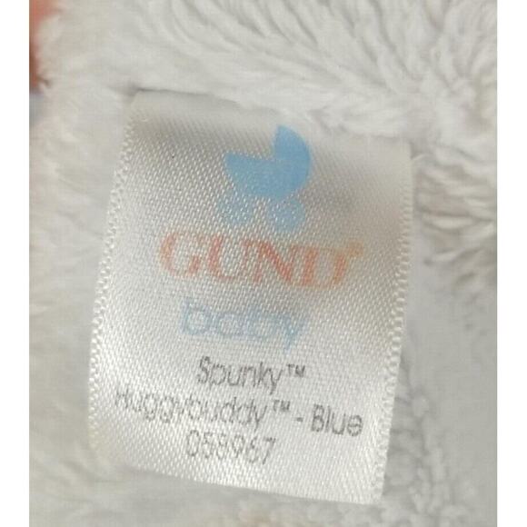 Baby Gund Blue Spunky Dog Comfy Security Blanket Plush Baby Lovey HuggyBuddy - Picture 6 of 11